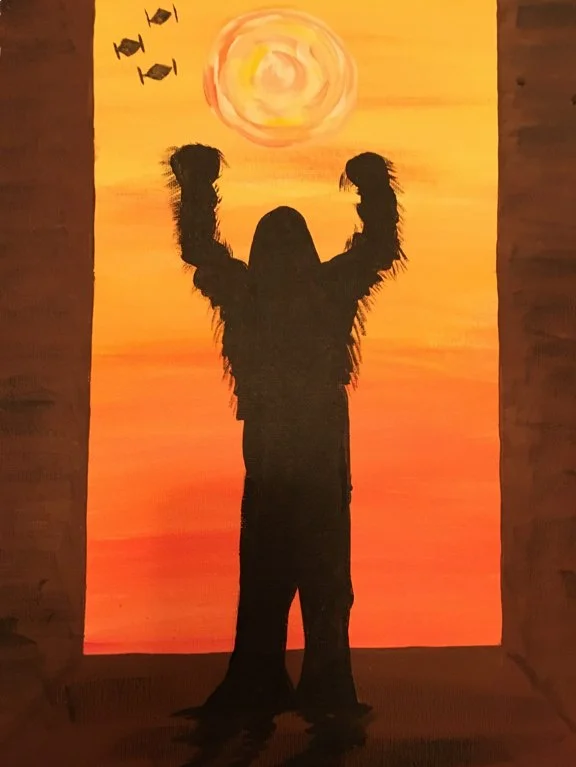 Painting Star Wars Chewbacca2.jpg