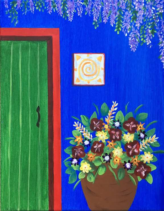 Painting Frida's Door.jpg