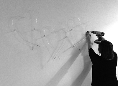 Setting up my hearts at Parenthesis.