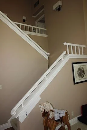 Former stairway from entry