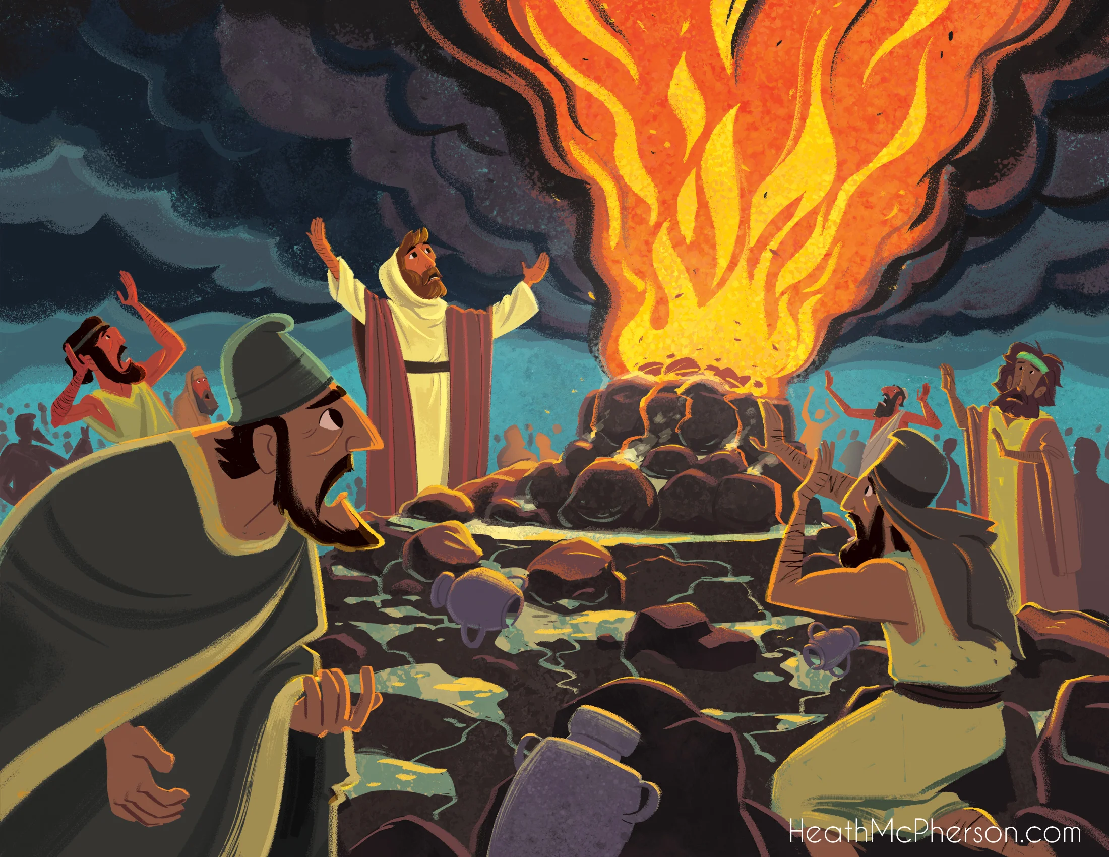 33 Elijah Confronted Evil Ahab copy.jpg