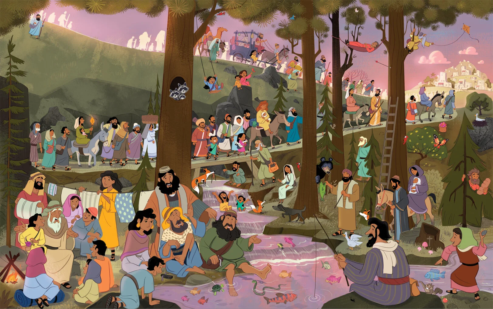 Spread2 Mary and Joseph Travel to Bethlehem_Final.jpg