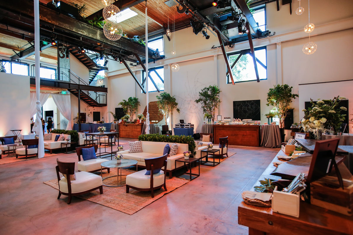 Main Floor venue set up for a corporate event