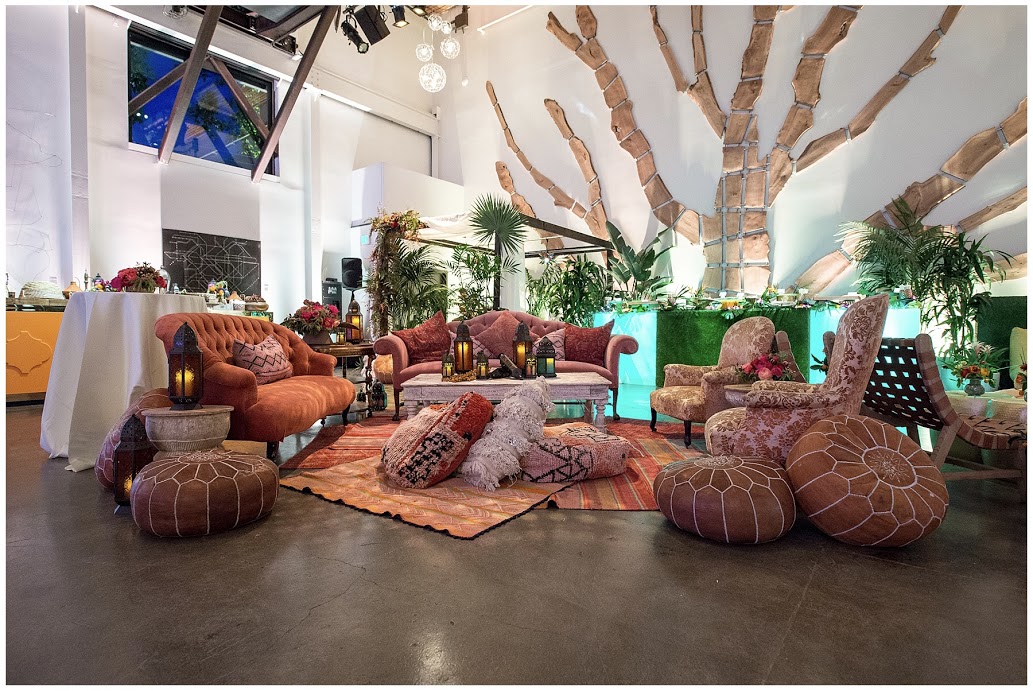 lounge area for private party