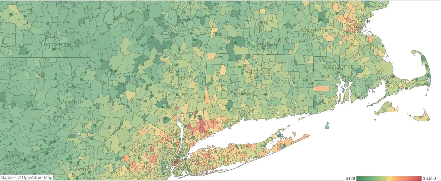 2021 Median Rent Thresholds by Zip Code for HUD Section 8 Rent ...