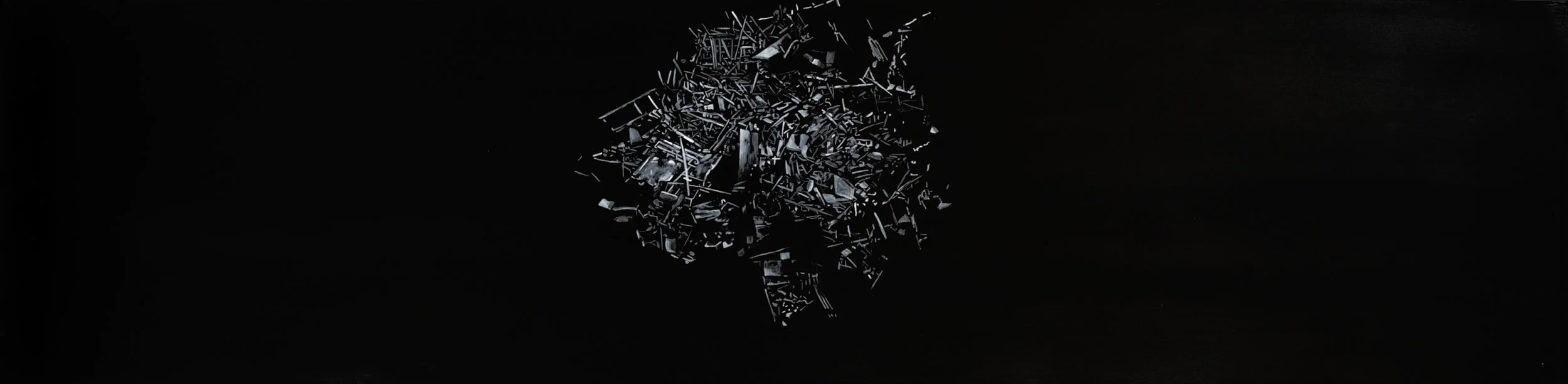 Still in the Aftermath 5, 12 x 48 in., 2016