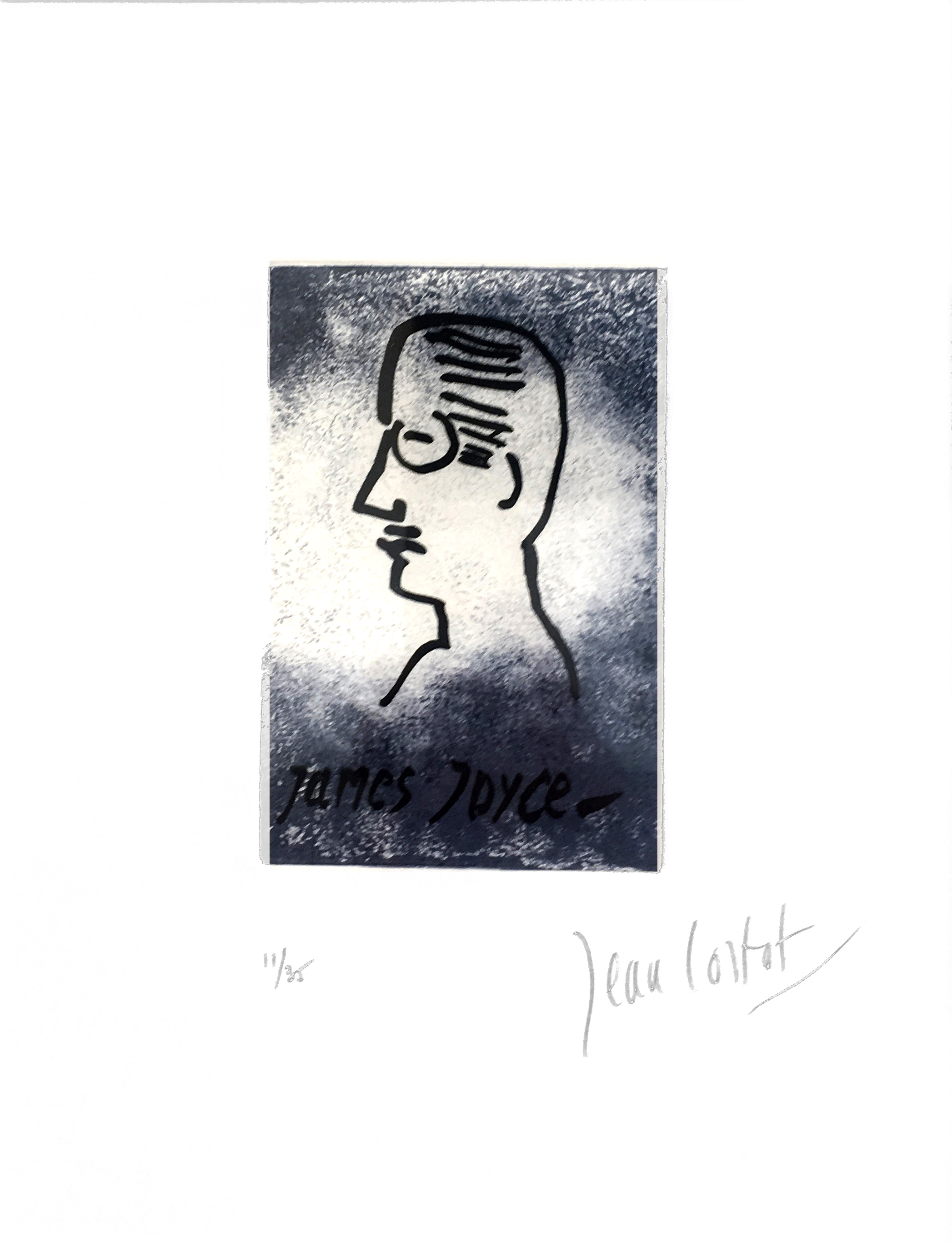 James Joyce, Original Etching, 2015, 13 x 10 in. Signed and Numbered 11/ 35.