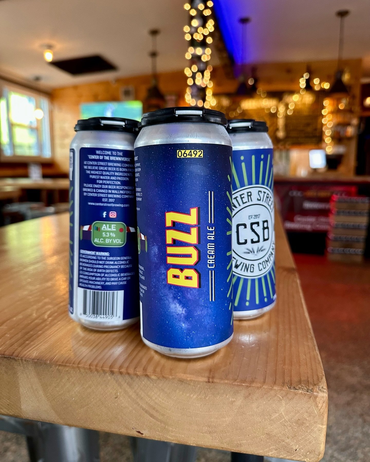 Buzz Cream Ale is now available in cans! Slightly sweet, balanced and crisp&hellip; if you&rsquo;re looking for a craft light beer, look no further! &ldquo;To Center Street and beyond!&rdquo;

#beer #brewery #ctbrewersguild