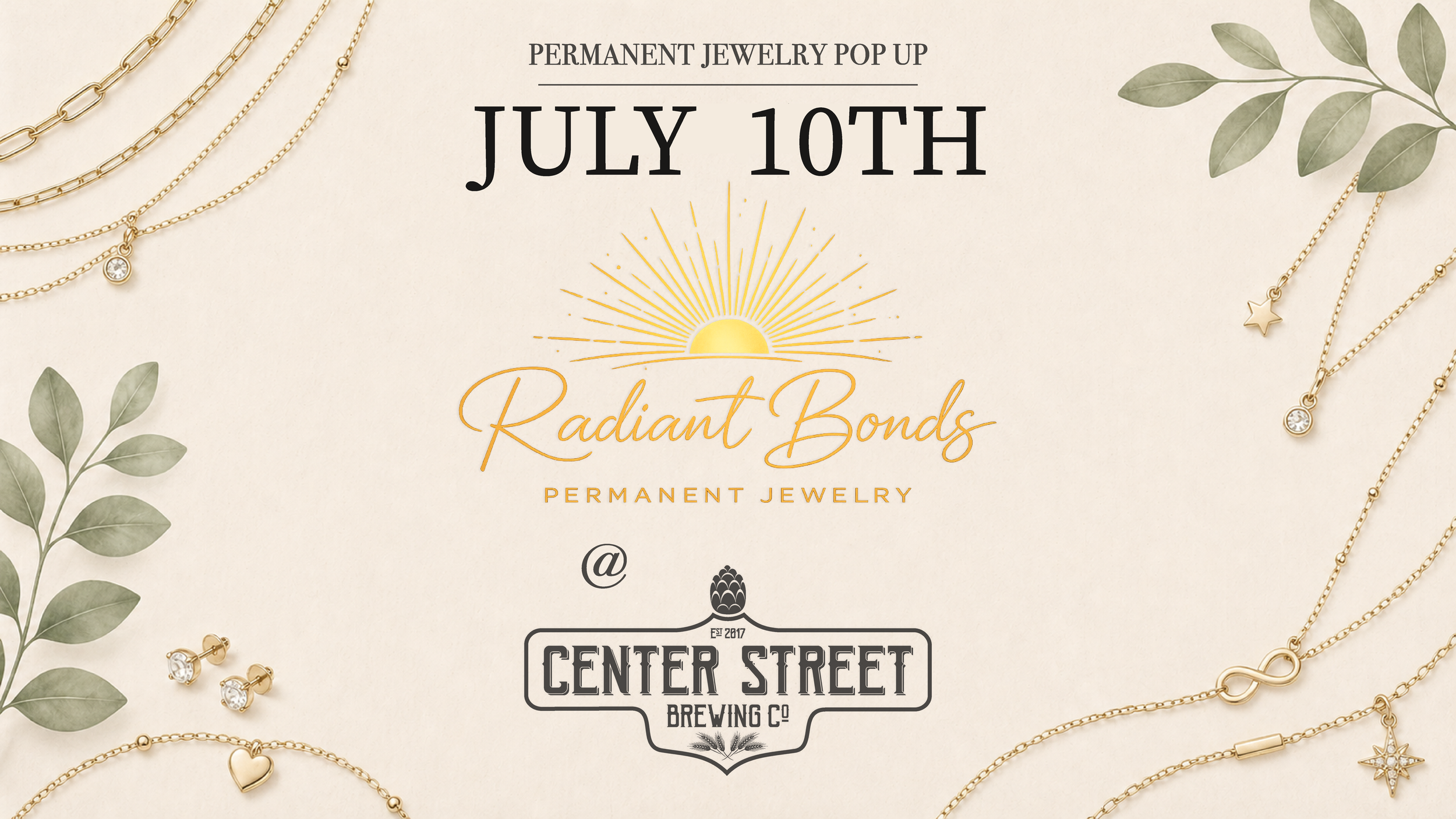 Radiant Bonds Permanent Jewelry Pop Up