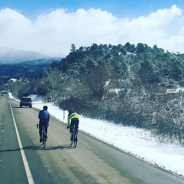 @personalrecordpodcast guest @_shanefinn and host @timothy_clarke83 make there way through the Rockies mountains. Shane plans to bike/run across the country to raise money for @sbhireland. Join us May 4th at the @trimara_sports Less Popular Half Marathon to meet Shane. .
.
#painisaprocess #personalrecordpodcast #personalrecord #running #brooklynrunner #instarunners #runnerspace #runnersworld #runnerscommunity #podcasts #runnerslife #runhappy #beatyesterday #igrunners #nyrr #halfmarathon #nycrunning #extremerunnerslife #runshots #runitfast #runplanet #triathlon #ironman #endurancesports #nyc #podcast