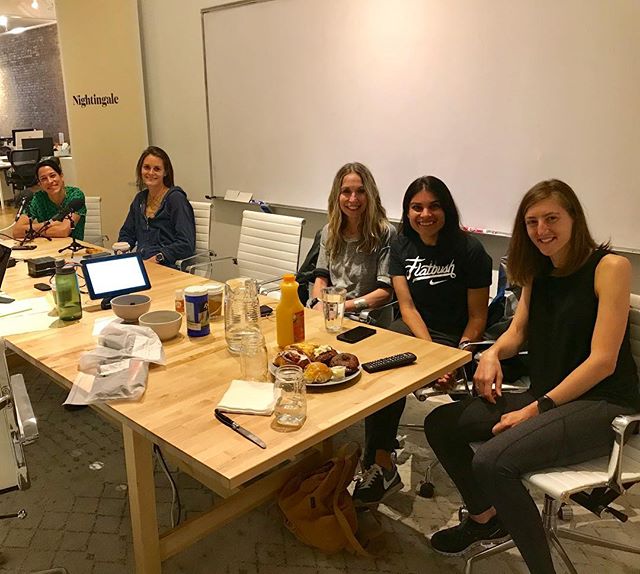 Behind the scenes with 5 pretty badass women of @distanceprojectnyc. Stay tuned in the coming weeks for my discussion with @allisonthestein @caitlinphillips @ortizange @aishaq @cm10003 .
.
#painisaprocess #personalrecordpodcast #personalrecord #running #brooklynrunner #instarunners #runnerspace #runnersworld #runnerscommunity #podcasts #runnerslife #runhappy #beatyesterday #igrunners #nyrr #halfmarathon #nycrunning #extremerunnerslife #runshots #runitfast #runplanet #triathlon #ironman #endurancesports #nyc #podcast