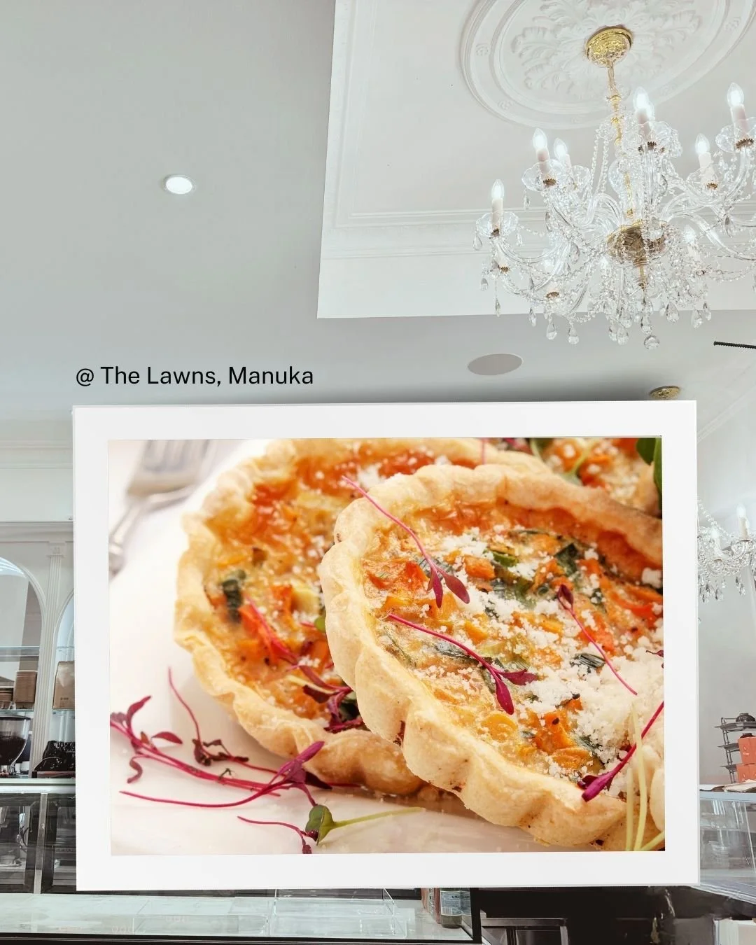 Have you tried the L'Orange Quiche tartlet? We highly recommended this delicious quiche for lunch or even takeaway for dinner. Made fresh daily, pop in before 12pm daily to grab yours #LOranegonthelawns www.lorangepatisserie.com.au