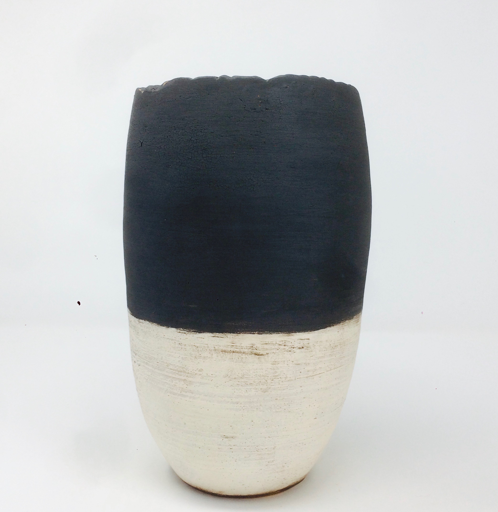 Unearthed, stoneware vessel