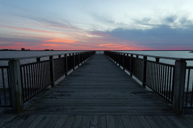 Lake Erie boardwalk, South Buffalo.
