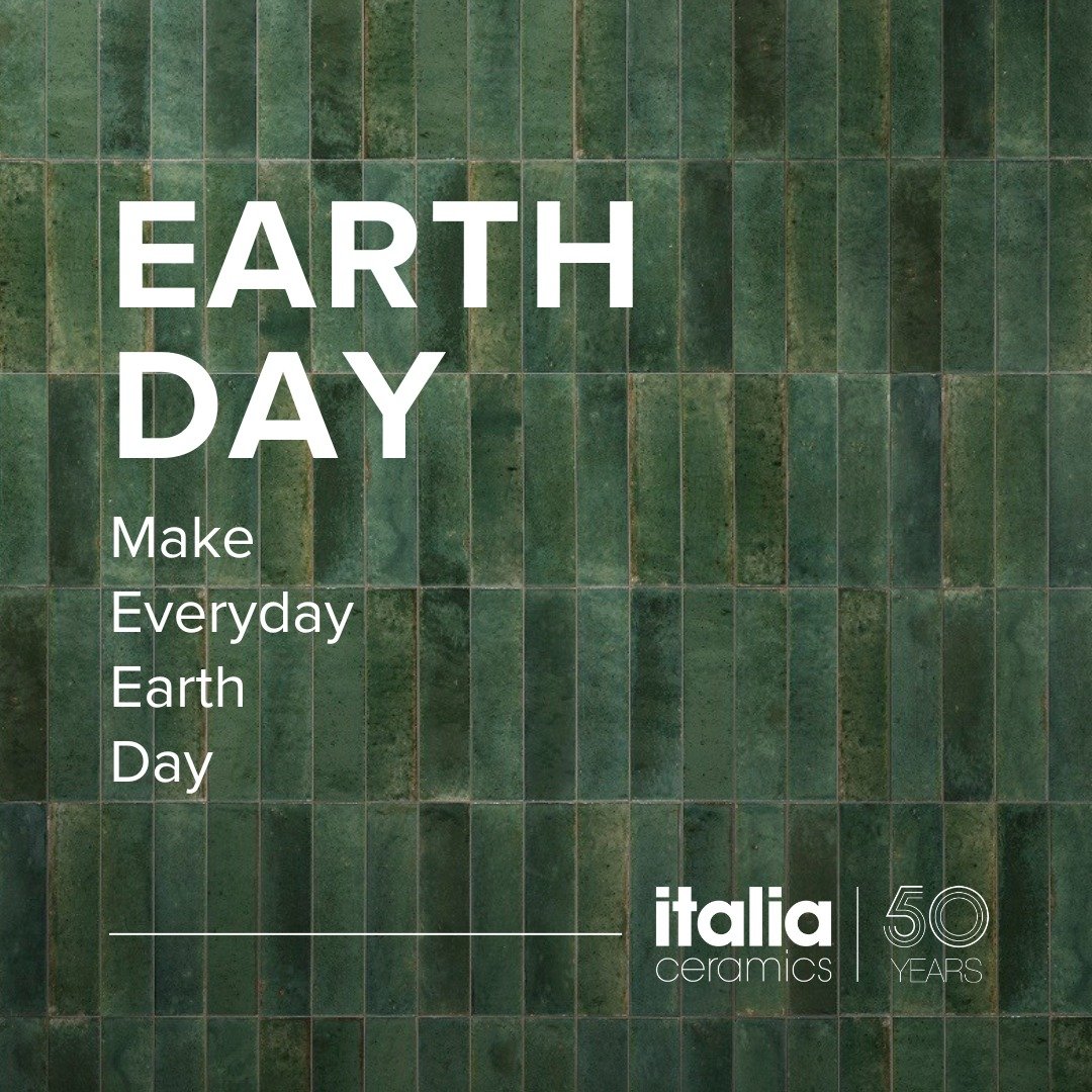 Today, on #EarthDay, Italia Ceramics proudly upholds our longstanding commitment to sustainability. We prioritize working with businesses, like @marazziceramiche, who share our values around environmental sustainability, ensuring the tile production 