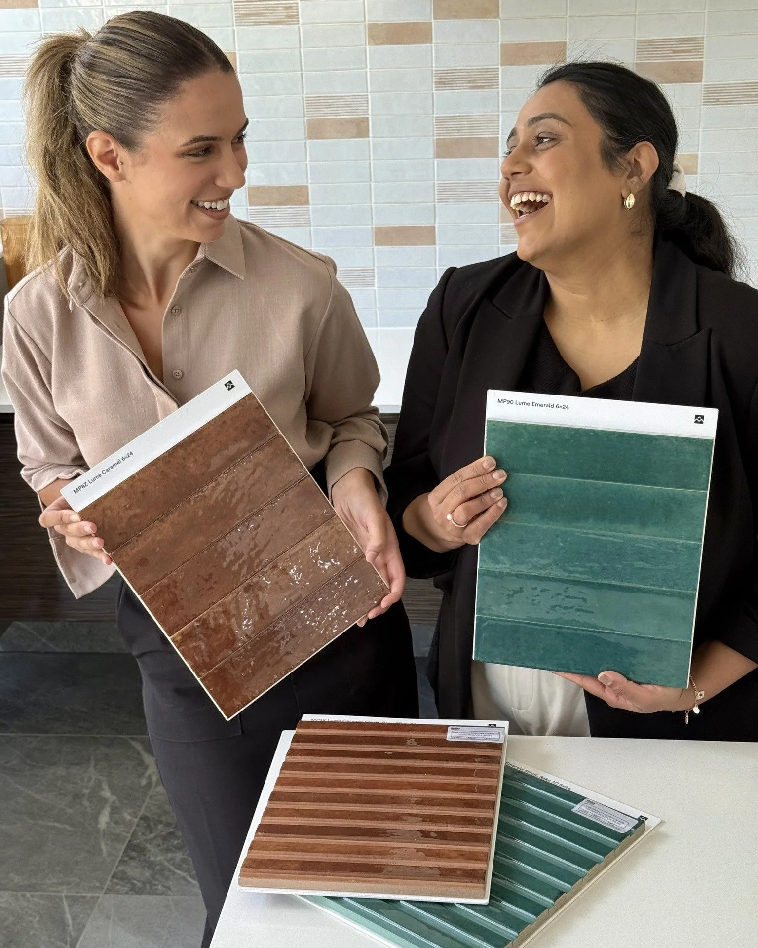 𝗬𝗼𝘂𝗿 𝗳𝗮𝘃𝗼𝘂𝗿𝗶𝘁𝗲 𝘁𝗶𝗹𝗲, 𝗻𝗼𝘄 𝘄𝗶𝘁𝗵 𝗲𝘅𝘁𝗿𝗮 𝗱𝗶𝗺𝗲𝗻𝘀𝗶𝗼𝗻.

Our Lume series (Made in Italy) remains one of our most popular feature tiles, celebrated for its stunning array of colour choices and the unique variations in tone