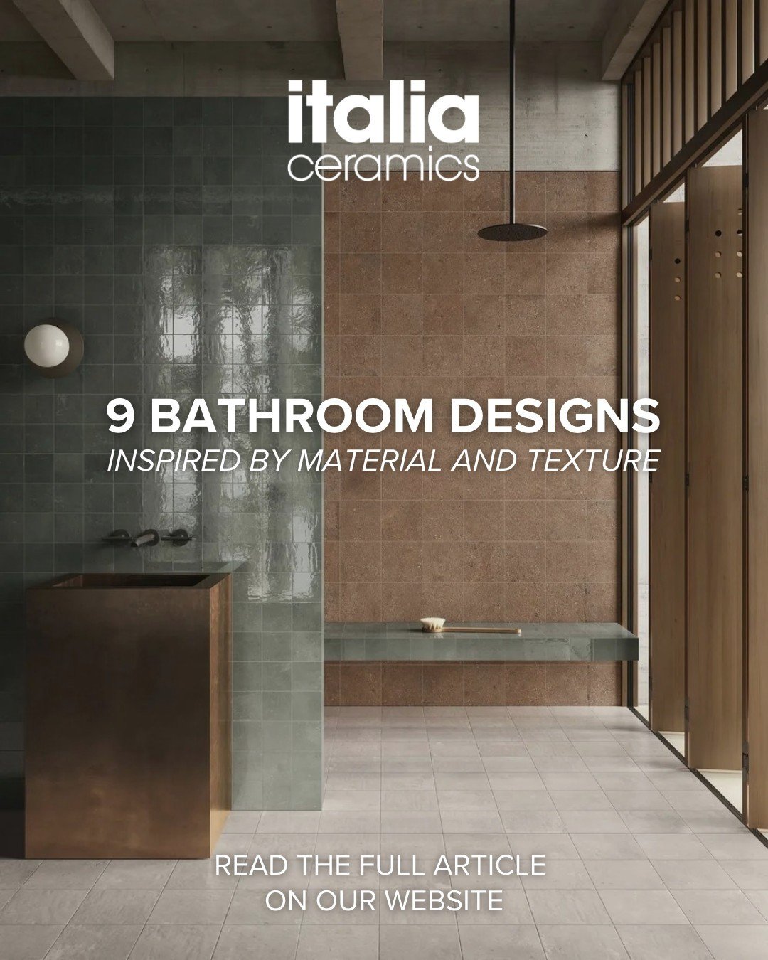 𝗕𝗮𝘁𝗵𝗿𝗼𝗼𝗺𝘀 𝗮𝗿𝗲 𝘀𝗵𝗮𝗽𝗲𝗱 𝗯𝘆 𝗺𝗼𝗿𝗲 𝘁𝗵𝗮𝗻 𝗹𝗮𝘆𝗼𝘂𝘁 𝗮𝗹𝗼𝗻𝗲.

Material, texture, and surface selection play a defining role in how a space feels and performs over time.

In our latest blog, we explore nine bathroom designs i