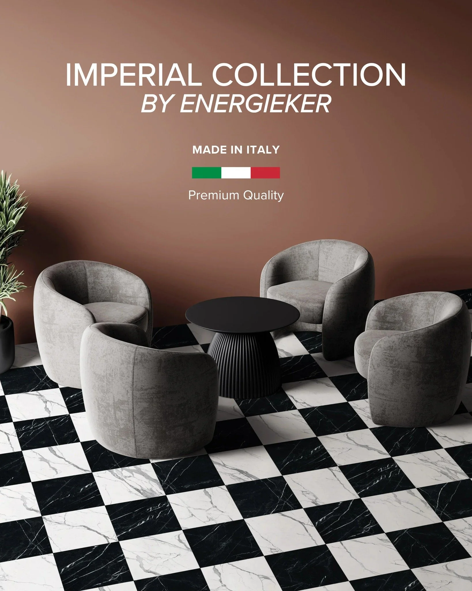 𝗖𝗶𝗮𝗼, 𝗜&rsquo;𝗺 𝗻𝗲𝘄. 𝗠𝗲𝗲𝘁 𝘁𝗵𝗲 𝗜𝗺𝗽𝗲𝗿𝗶𝗮𝗹 𝗖𝗼𝗹𝗹𝗲𝗰𝘁𝗶𝗼𝗻.

Direct from Italy, this marble-inspired porcelain tile collection is designed to be combined, layered and styled across floors and walls. Elegant, versatile and con