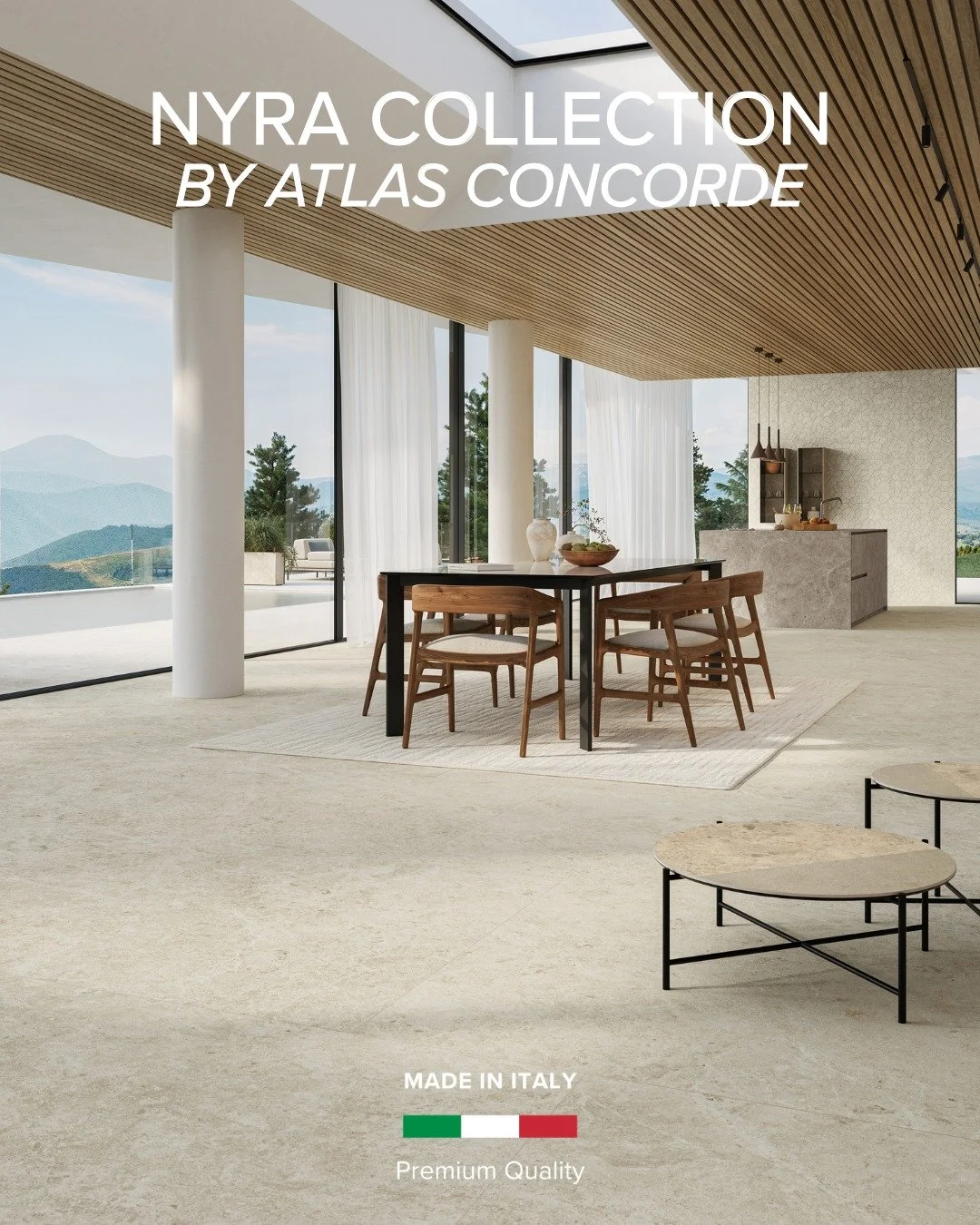 𝗔 𝗿𝗲𝗳𝗶𝗻𝗲𝗱 𝗳𝗼𝘂𝗻𝗱𝗮𝘁𝗶𝗼𝗻 𝗳𝗼𝗿 𝗺𝗶𝗻𝗱𝗳𝘂𝗹 𝗱𝗲𝘀𝗶𝗴𝗻. 

NYRA, a breathtaking new collection designed to bring depth and calm to contemporary spaces. Created by Atlas Concorde, a leader in Italian ceramic design and manufacturing,