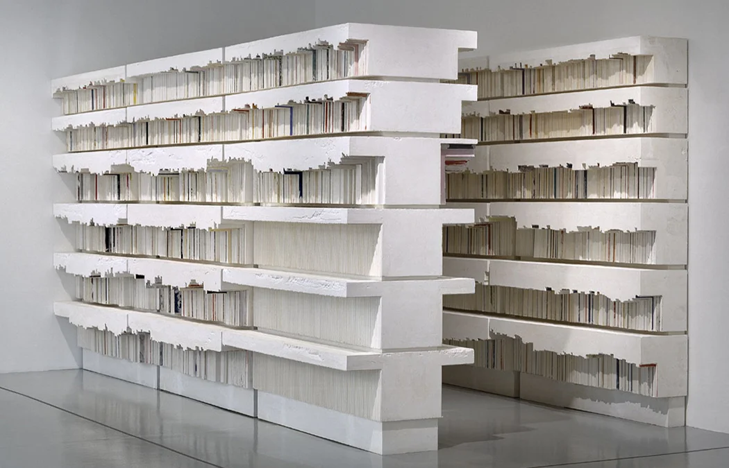 Rachel Whiteread, "Untitled (Library)" (1999) the index; evidence of material and action