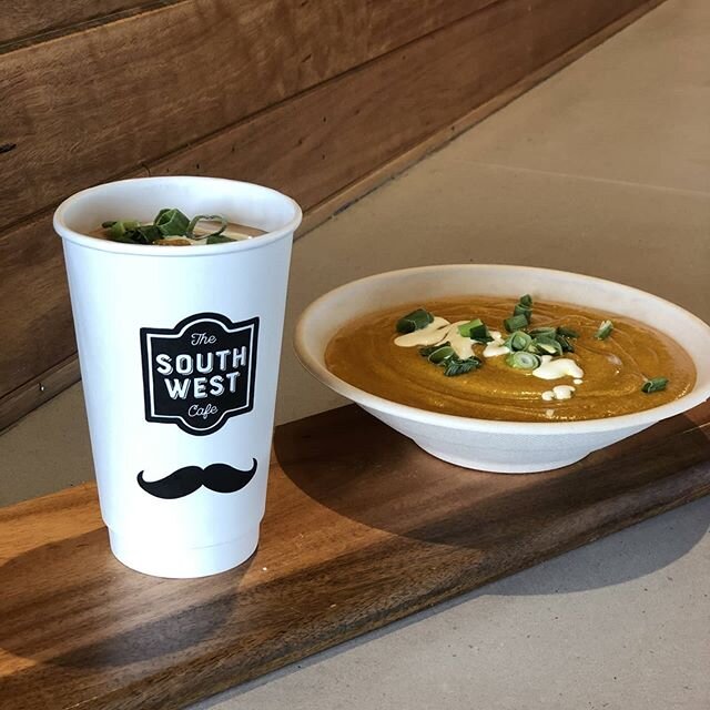 With a top of 19&deg;c tomorrow what a perfect day for homemade ROAST PUMPKIN SOUP for our Tuesday special! With fresh sour dough bread your lunch it set! Get in at 10am because this won't last long. To order call 69421195, Bopple, drive thru or in s
