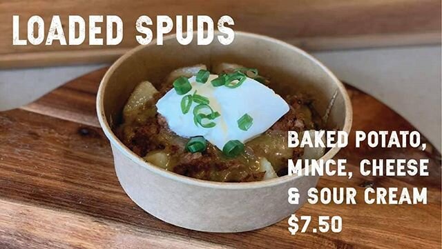 See you tomorrow at 11am for a LOADED SPUD 😎✌