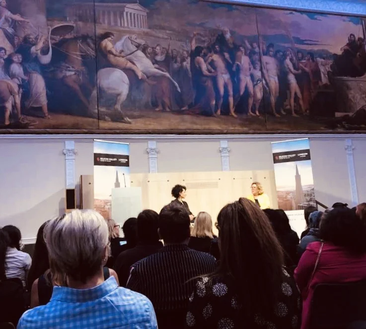 Royal Society of the Arts Building - Julie Hanna being interviewed by Sherry Coutu CBE, 11th June 2019