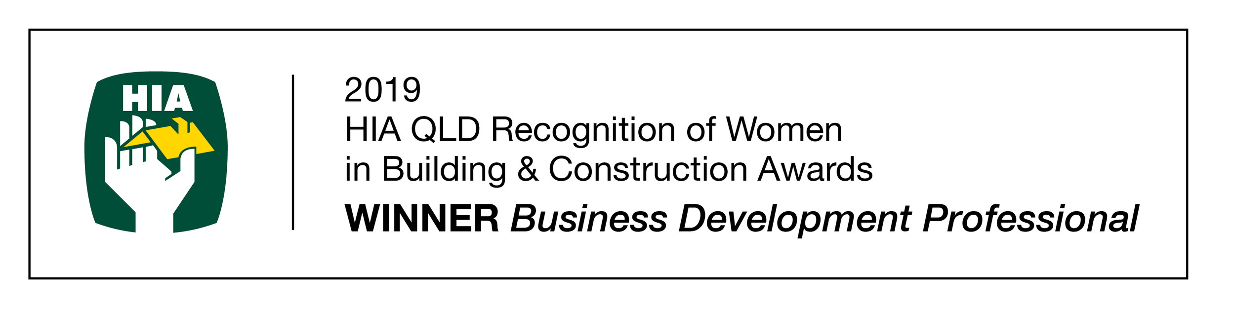 DT8826 HIA QLD Recognition of Women 2019 _WINNER Business Development Pro.png