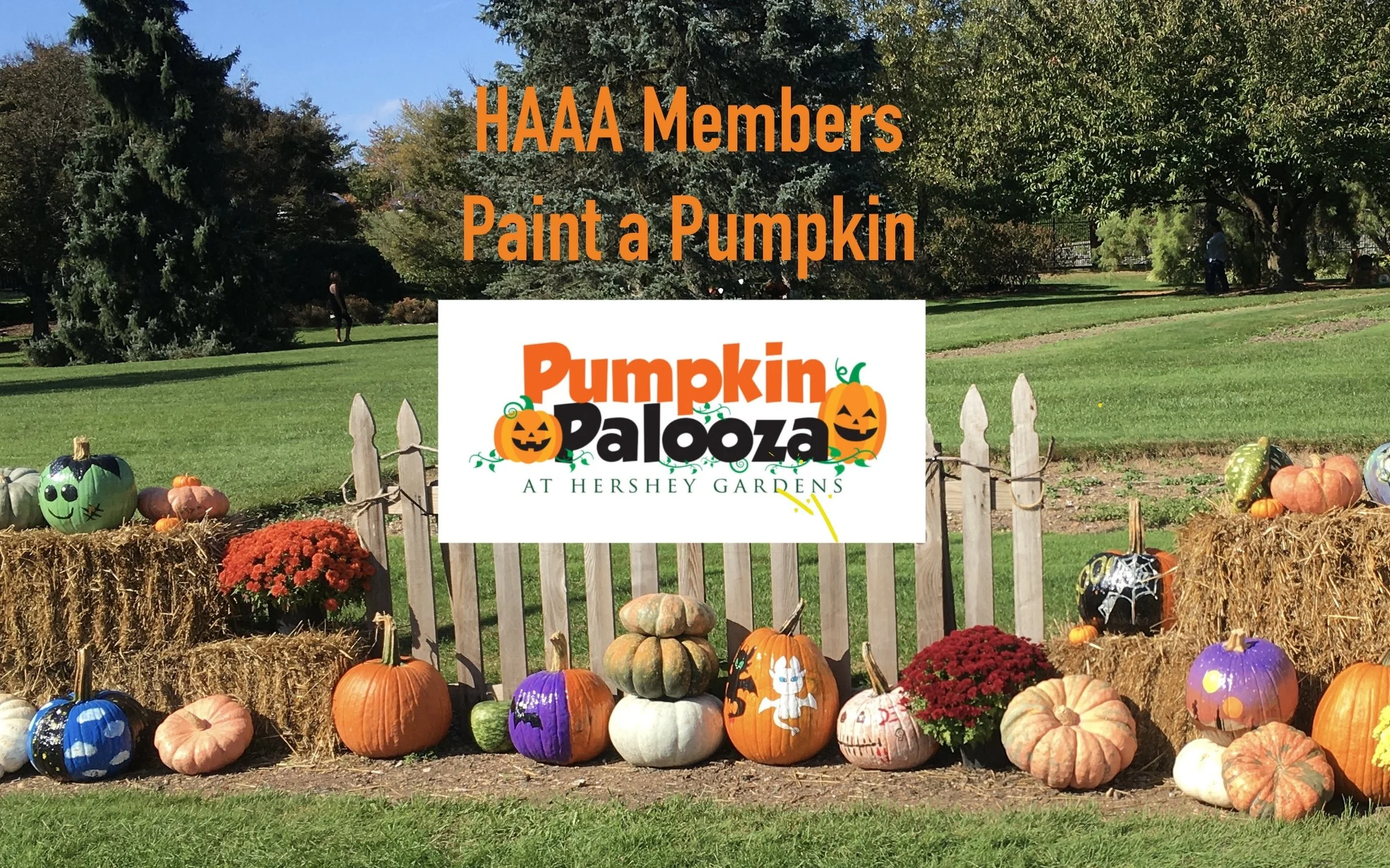 Paint a Pumpkin for Hershey Garden's Pumpkin Palooza