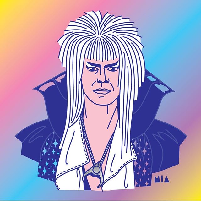 &ldquo;Everything I've done, I've done for you. I move the stars for no one.&rdquo; #jareth #thegoblinking #labyrinth #davidbowie #bowie #fanart #fanartfriday 👩&zwj;🎤⚡️