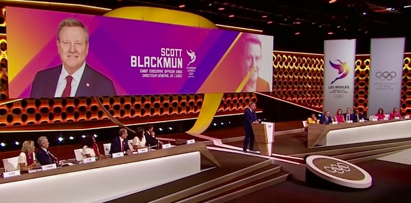 USOC CEO Scott Blackmun, Lima