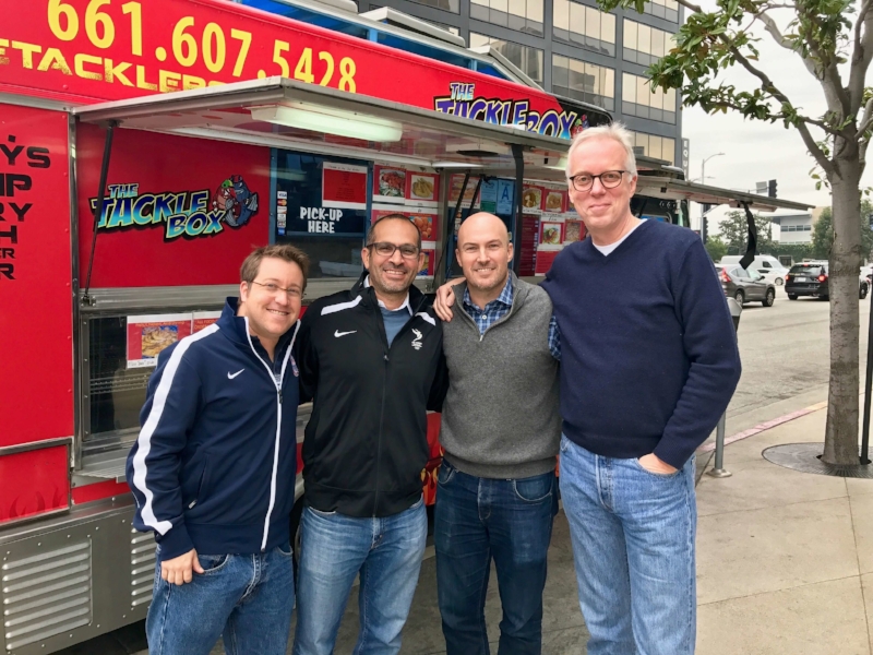 Jeff, Danny, Matt, TB - Food Truck!