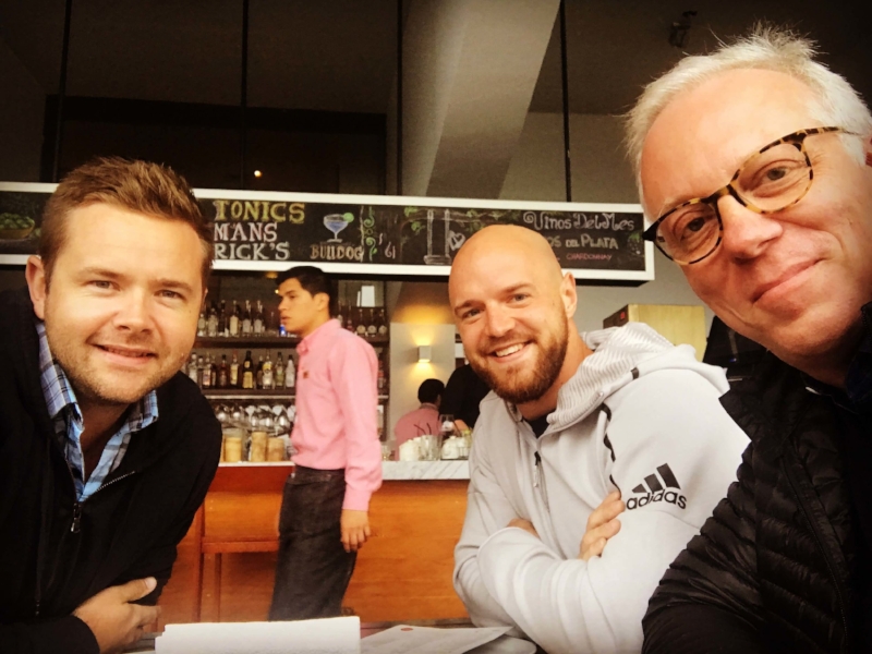 Mark, Brock, TB. Brothers, colleagues...it was the best of times.