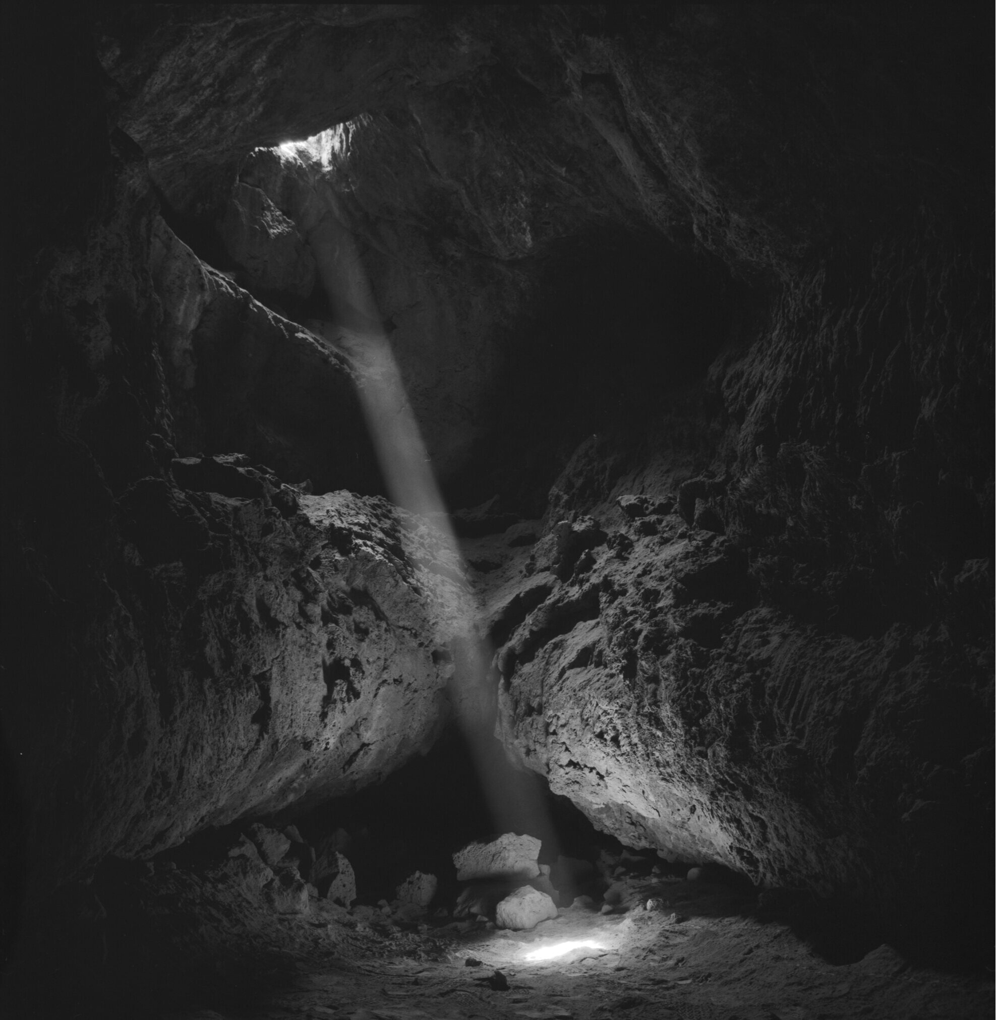    Cave I  , 2021 Silver gelatin print 29 x 29 inches 