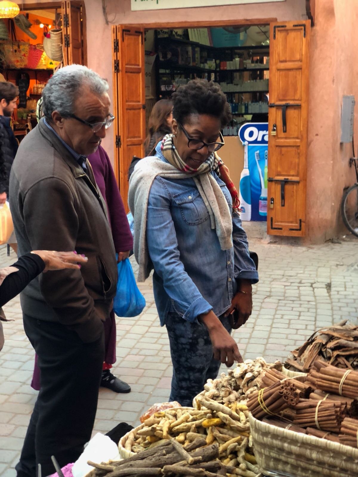 Mohammed & Christina, food tour Marrakech 2018 Lost & found Marrakech .JPG