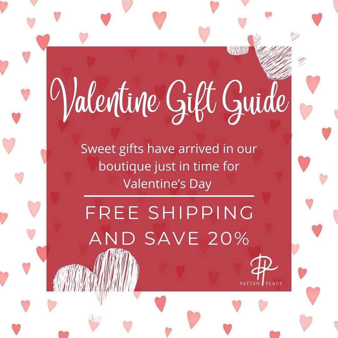 ❤️ We have curated a sweet collection of Valentine&rsquo;s gifts and our entire store is 20% off❣️