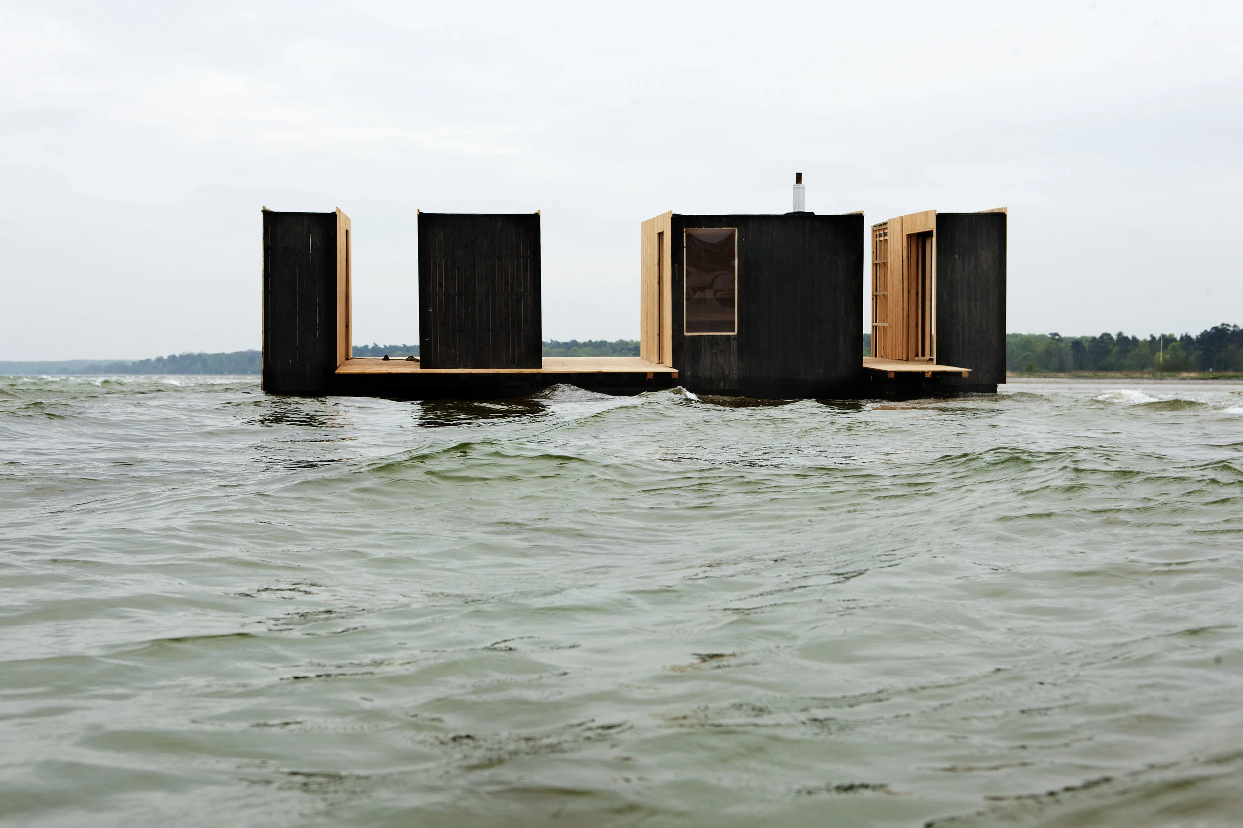 Floating Saunas!
