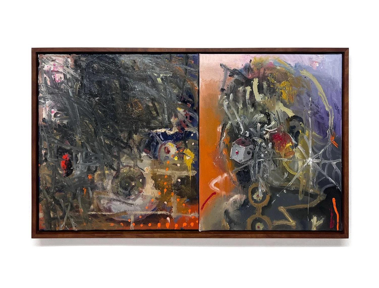 Rhys Viorr oil paint portrait exhibited in japan art gallery
