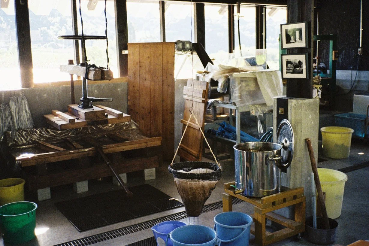 paper factory in japan for artist rhys viorr new book and paintings