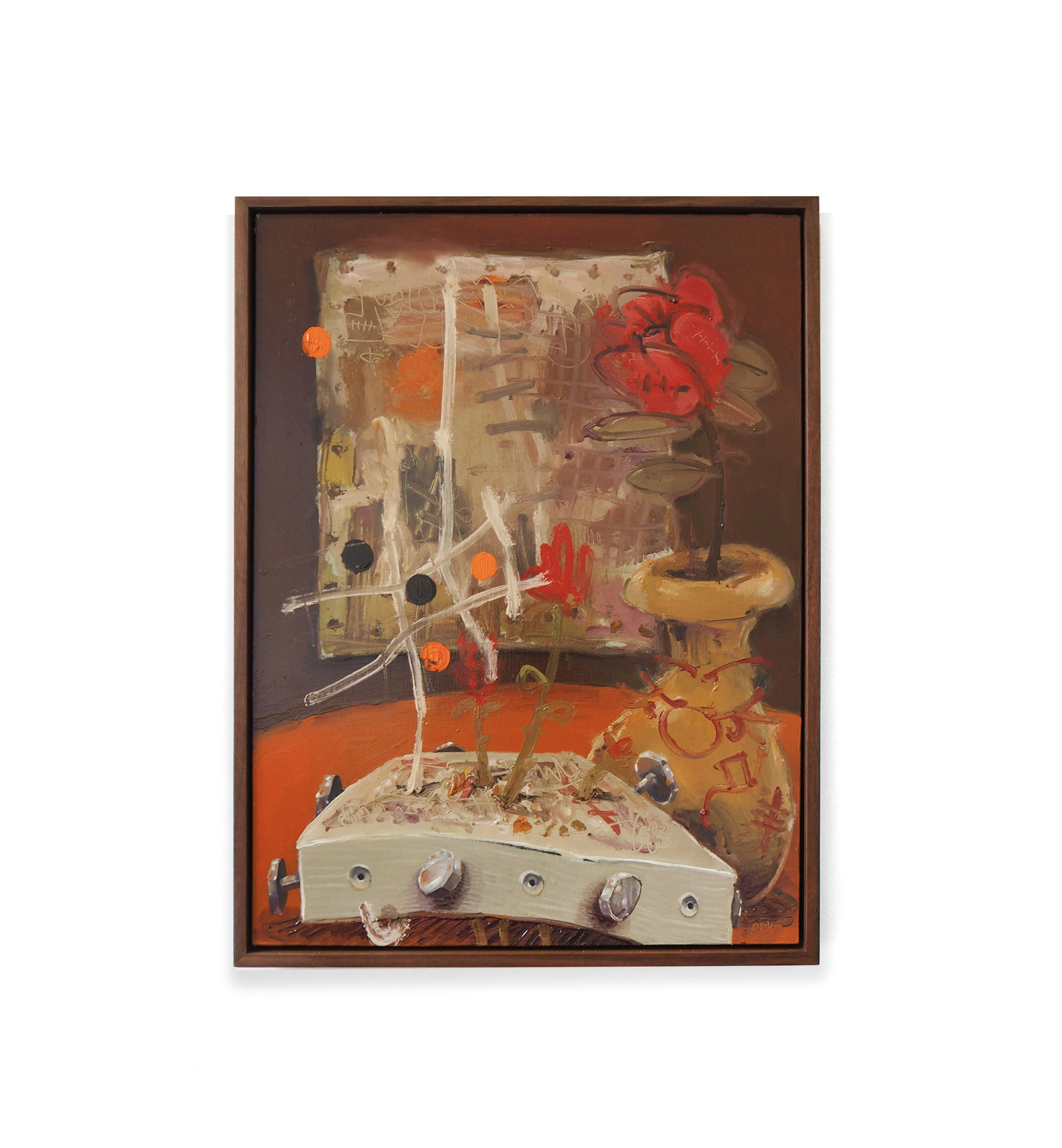 Rhys Viorr, The Unravelling oil painting for art exhibition in Melbourne Australia
