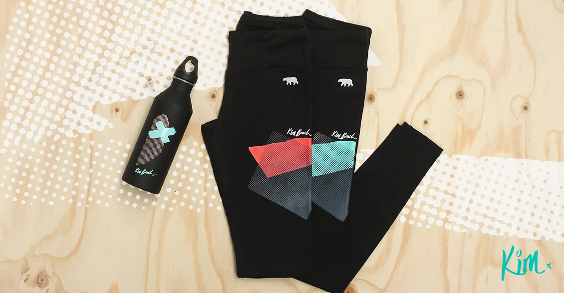 Kim Beach collaborate with Running Bare Australia.