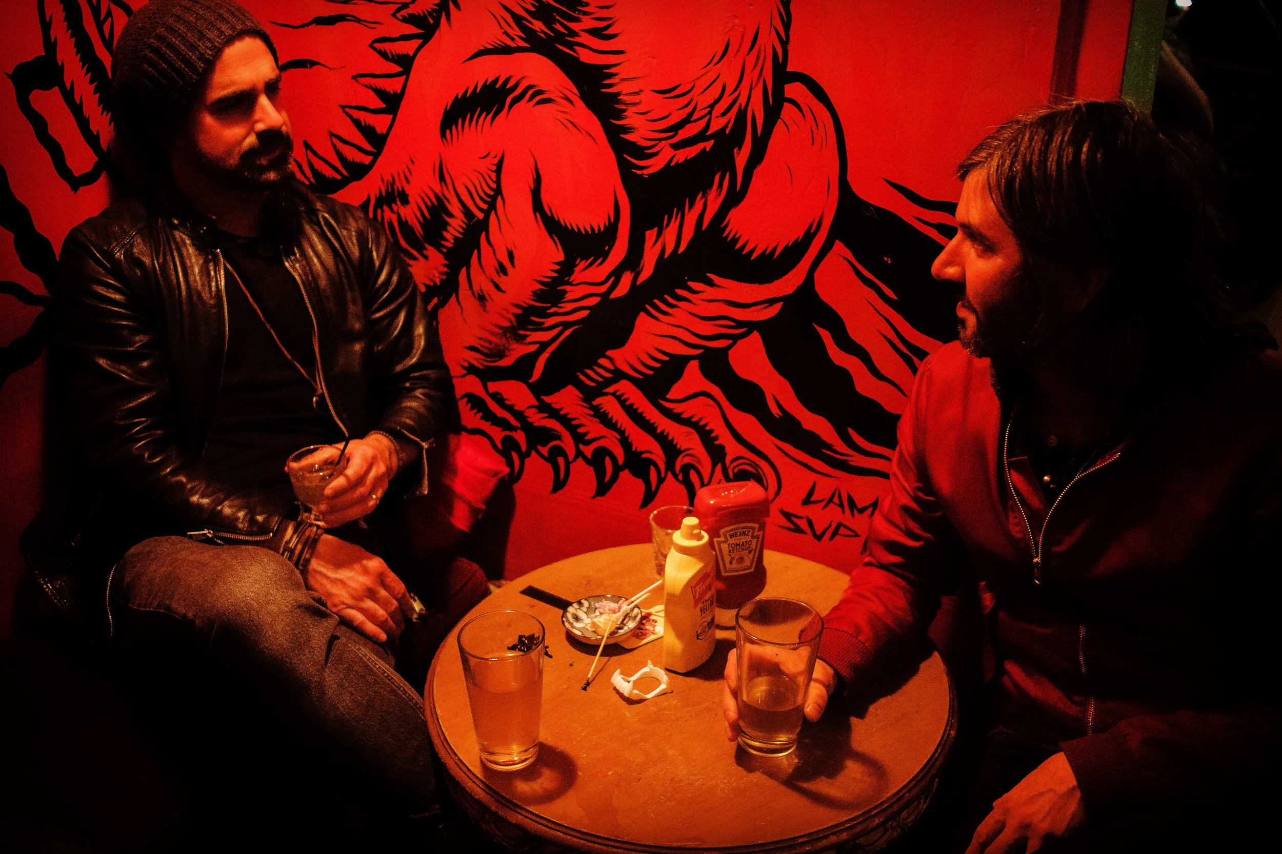 Justin DiFebbo and Michael Montesano of the Underground Thieves. Photo by Ari Halbkram.