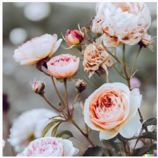 A Bunch of Vintage Roses