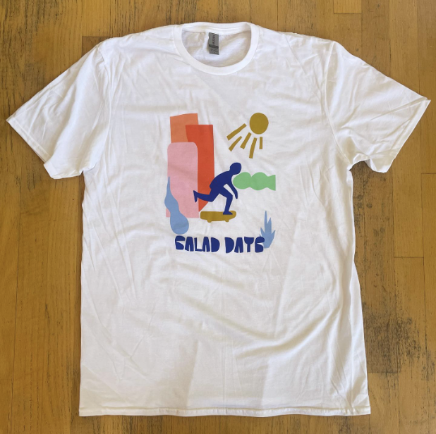  Tshirt design for non profit,  salad days of skateboarding  