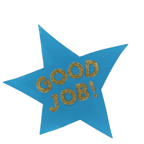 Star Good Job Sticker by Jess.gif