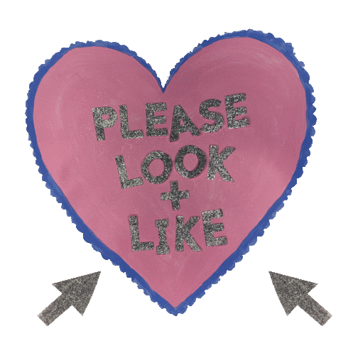 Click Here Stop Motion Sticker by Jess.gif