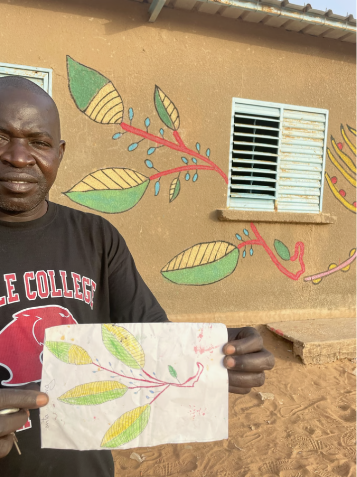 Mural project at Dakar Village School, Senegal