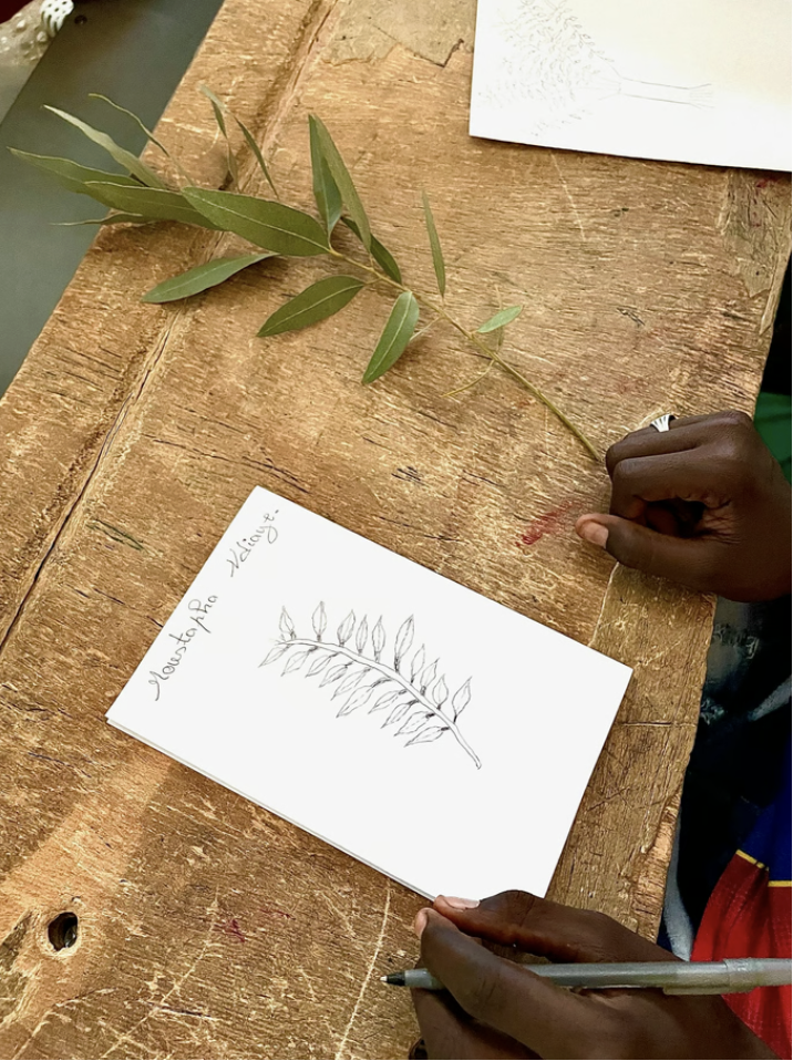 Mural project at Dakar Village School, Senegal