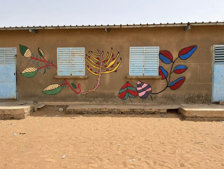 Mural project at Dakar Village School, Senegal