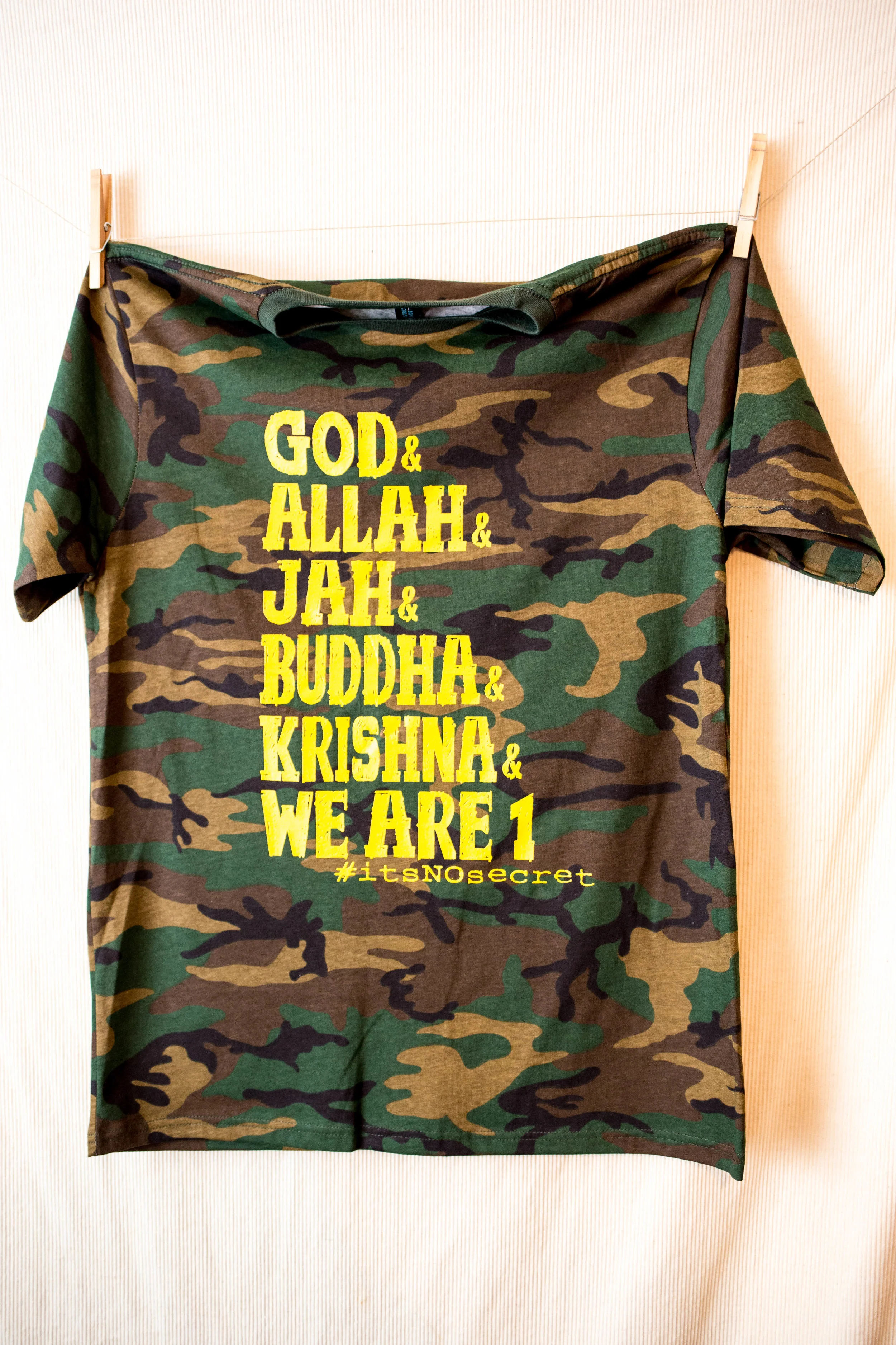 WE ARE 1 - CAMO TEE